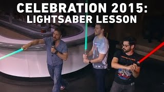 Ray Park Lightsaber Lesson | Star Wars Celebration Anaheim