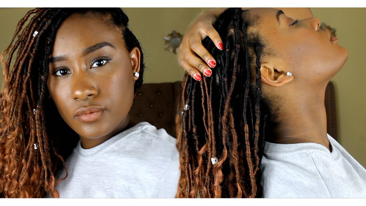 How To Ombre Goddess Locs Mikeyaonly
