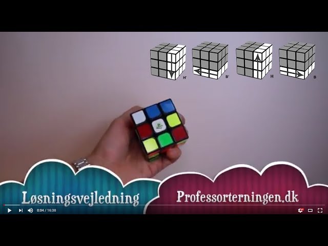 Men Frem egoisme Nem Guide Til At Løse Rubik's Cuben - 30min Professorterning Løsning I  MasterCubeStore.dk - YouTube