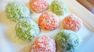 Indonesian Sweet Potato Klepon / Malaysian Onde-Onde / How to Make Klepon