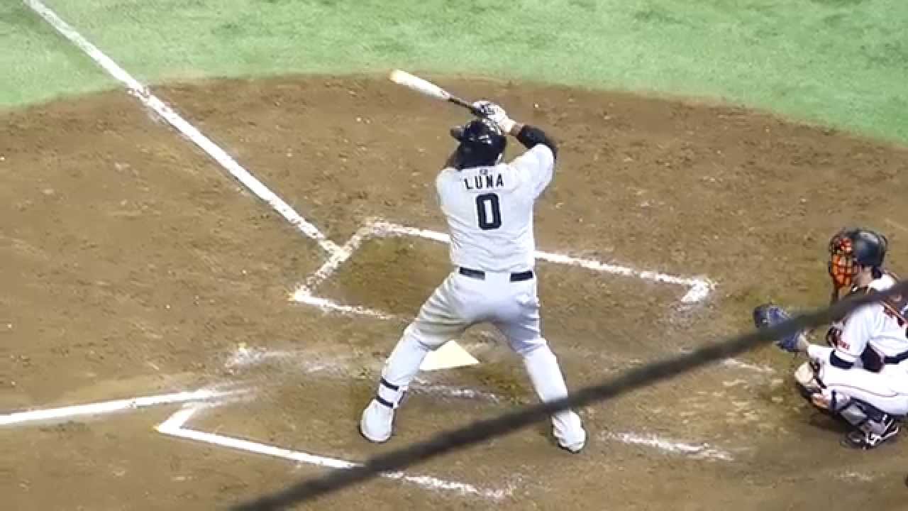 中日ドラゴンズ エクトル ルナ バッティング Youtube