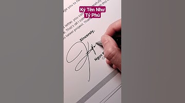 Signature Like A Billionaire | Name: Khuê #signature #design #khue