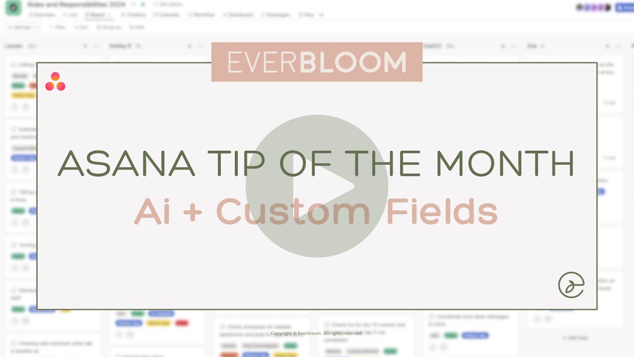 How to use Ai within Custom Fields in Asana - YouTube