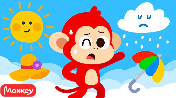 Learn About Emotions with Monkey 😊☹️ Rain Rain Go Away + More ️🎵 In Monkey Classroom