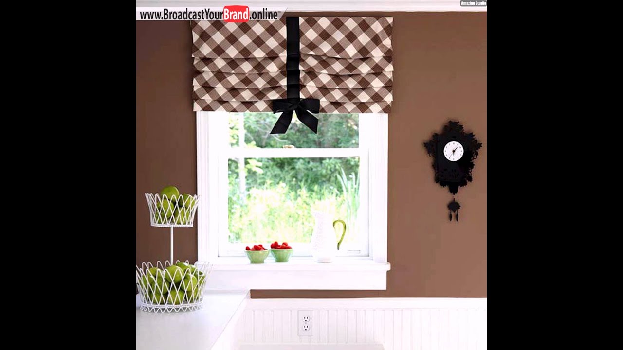 Tipps ideen küchenfenster gardinen schleife tiefer fensterrahmen ...