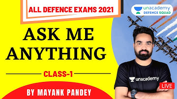 Ask Me Anything Session #1 | Maths | Target All Defence Exams | Mayank Sir
