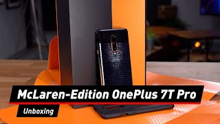OnePlus 7T Pro McLaren Edition Unboxing | German