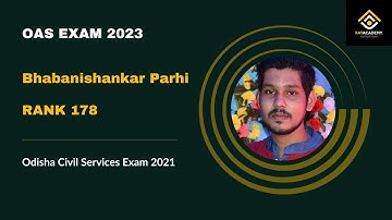 Bhabanishankar Padhi Rank 178 OCS 2021 | OPSC RAYACADEMY