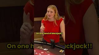 $150 on ONE Hand of Blackjack!! #casino