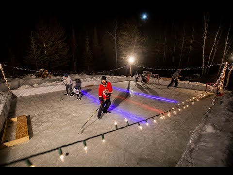 Backyard Rink Lighting Ideas