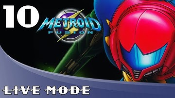 Metroid Fusion Blind Run: Part 10 - Metroid Monday Live Stream - Game Mode
