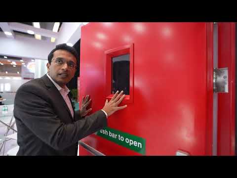 Insulated Fire Door showcase at FSBI - Fire Safe Build India, Mumbai | Shakti Hörmann - video from Shakti Hormann