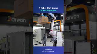 Mobile Cobot Palletizing System | Flexible Box Stacking Automation Without Fixed Safety Fencing