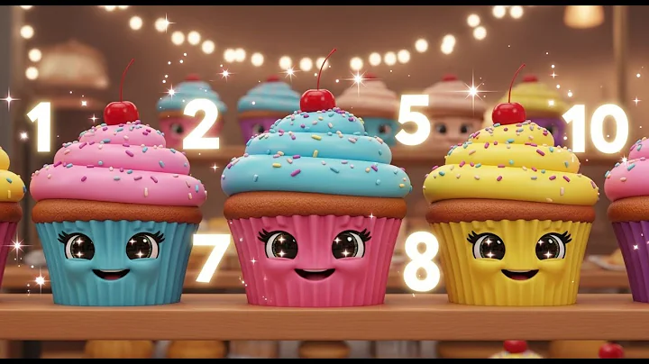 Count the Cupcakes on the Shelf 🧁🔢 | Learn Numbers for Kids | Fun Counting Video