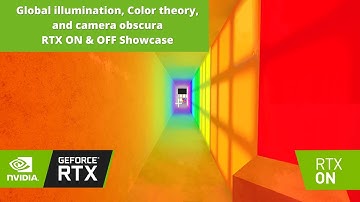 Minecraft RTX Beta: Global illumination, Color theory and Camera obscura RTX On & Off Showcase