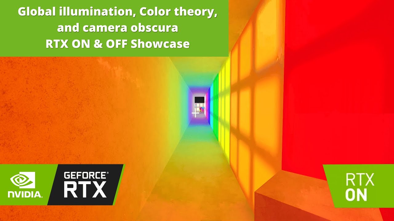 Minecraft RTX Beta: Global illumination, Color theory and Camera obscura RTX On & Off Showcase