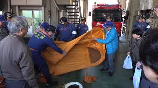 被災後の町会防災活動は：救出用具／簡易トイレ