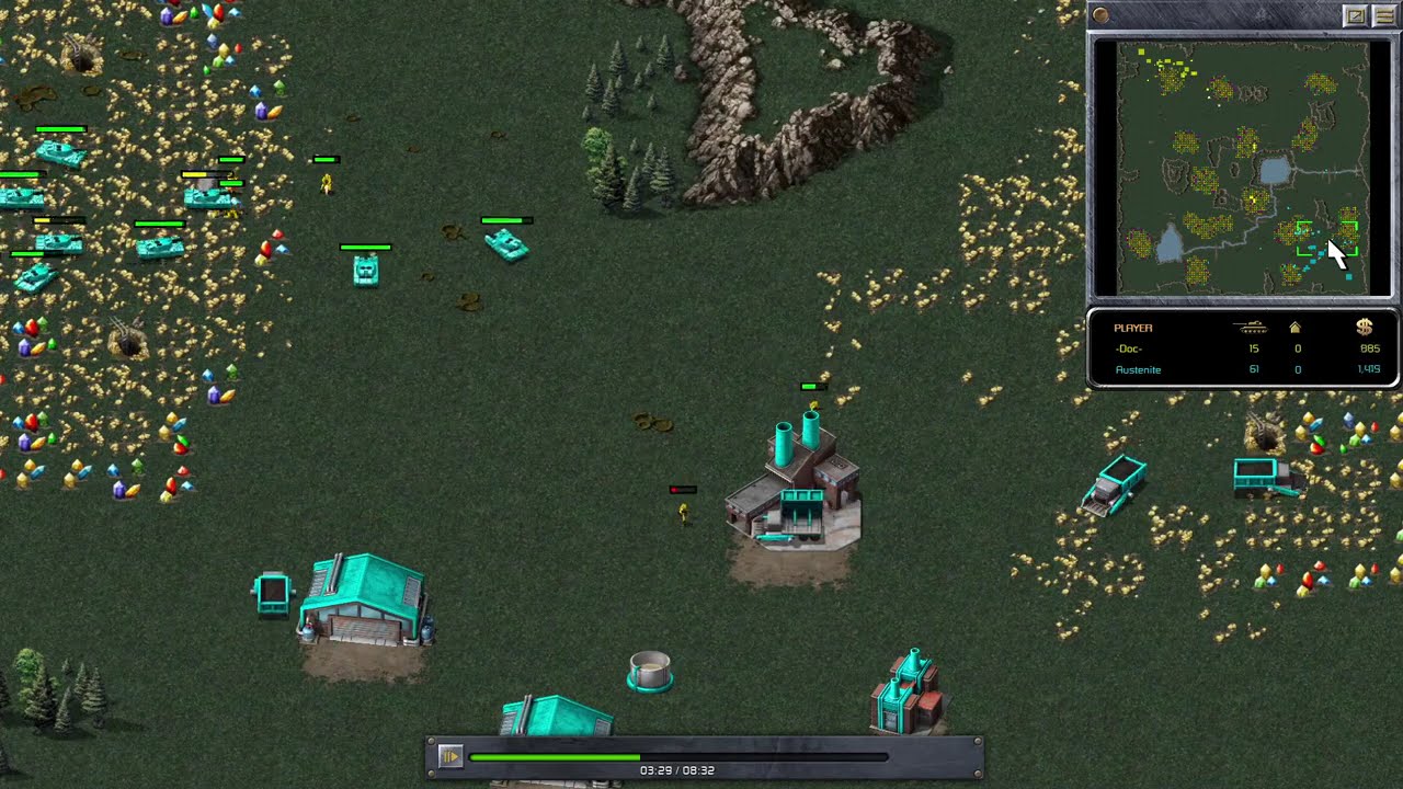 Doc vs Austenite | Arena Valley | Red Alert Remastered Quick Match