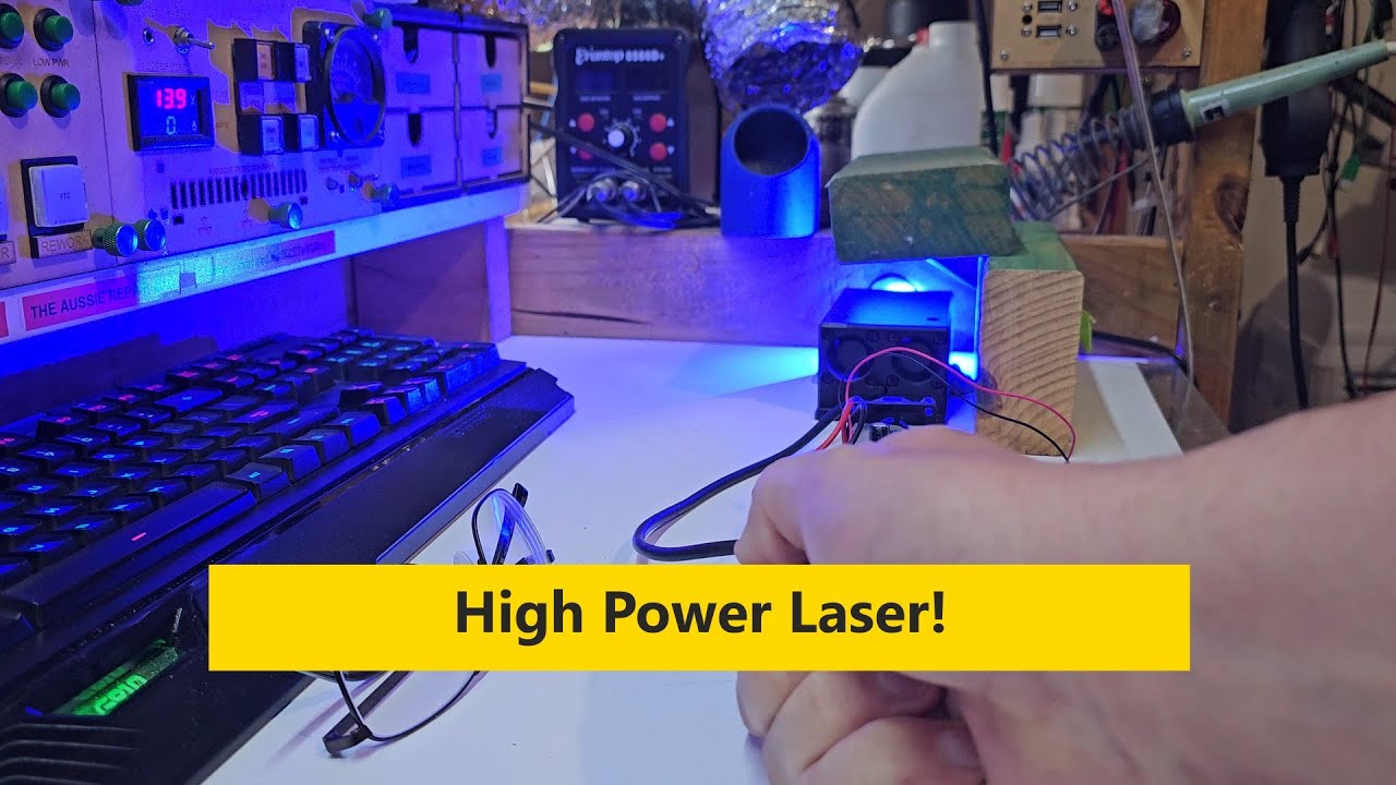 Стендовые испытания лазера высокой мощности