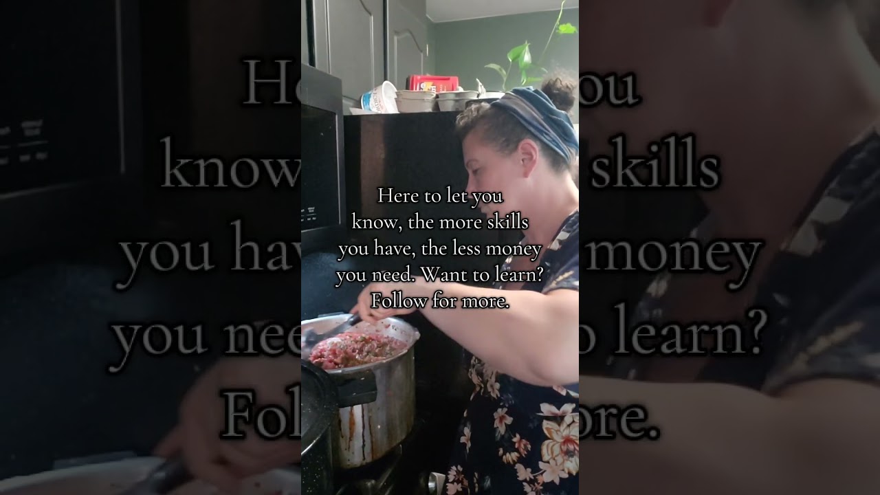 The more skills you have the less money you need because you aren't paying a middle man. 