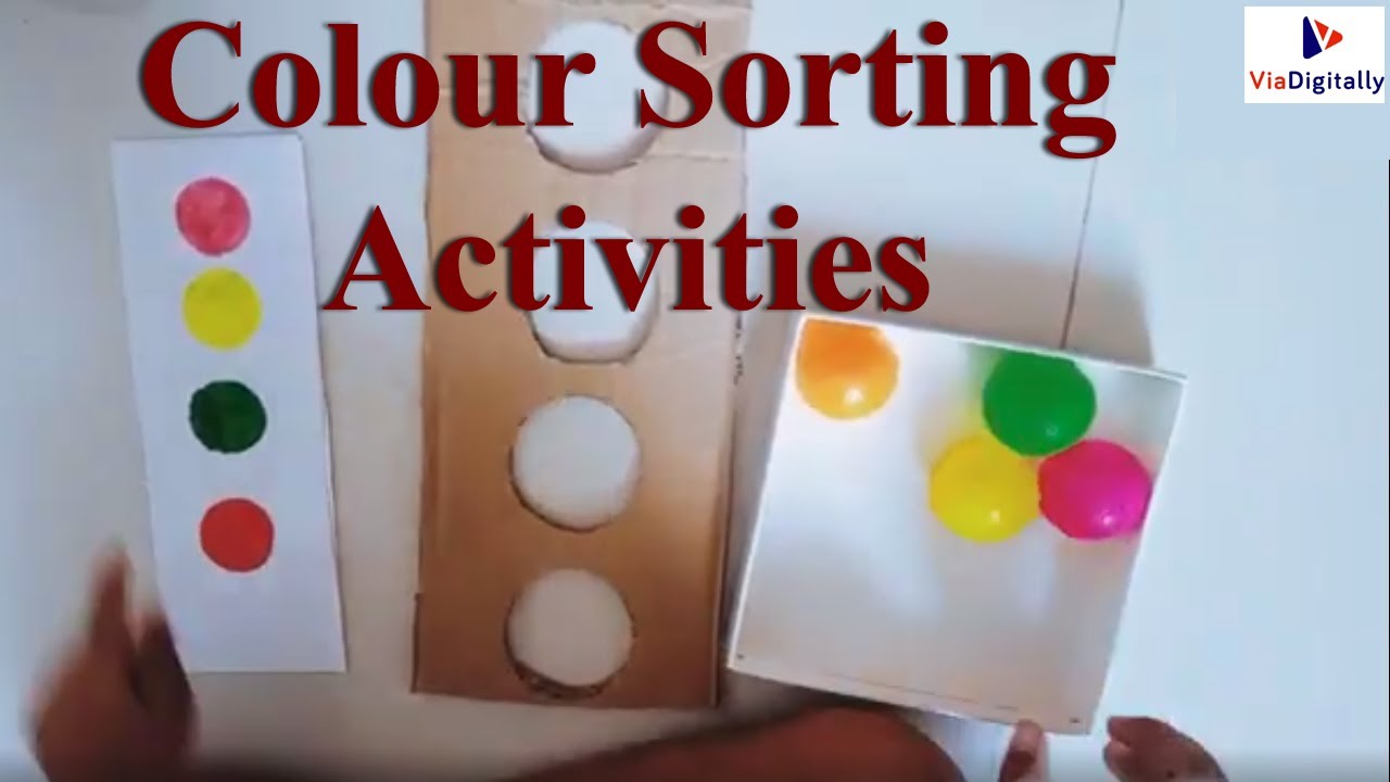 Colour Sorting Activity | Primary Colours Sorting Activity for kids l ...