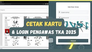 WAJIB TAHU Begini Cara Cetak Kartu Pengawas TKA dan Login Aplikasi Pengawas TKA 