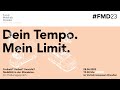 Podiumsgespräch &quot;Dein Tempo. Mein Limit.&quot;