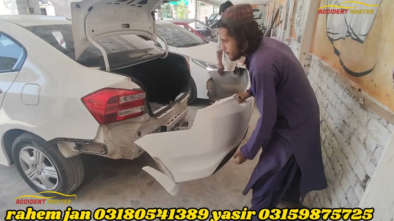 Honda city Rear Fender Dry Dent Remove