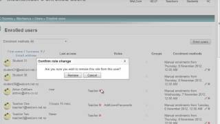 Enrolling users in your WeLCom Moodle2.3 course