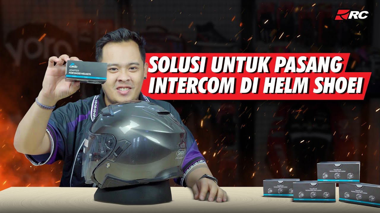 UNBOXING CARDO ADAPTER FOR SHOEI HELMETS ‼️ INI SOLUSI BUAT PENGGUNA SHOEI HELMETS 🔥