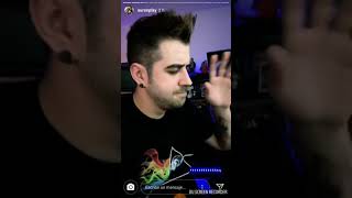 Historia De Instagram Auronplay Cantando Canción Dura Y Frases De Bad Bunny.
