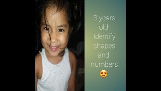 Smart Kid Identify Shapes And Numbers