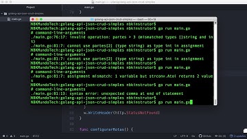0016-10 Como Criar uma Rota para Buscar um Livro - Golang API JSON