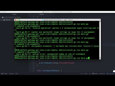 0016-10 Como Criar uma Rota para Buscar um Livro - Golang API JSON