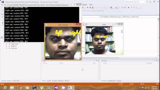 Eye detection, Eye center/cornea tracking using OpenCV