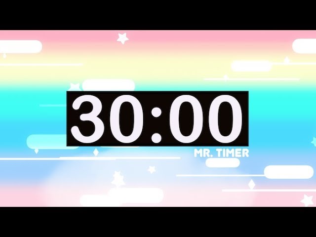 30 Minute Countdown Timer with Music for Kids class=