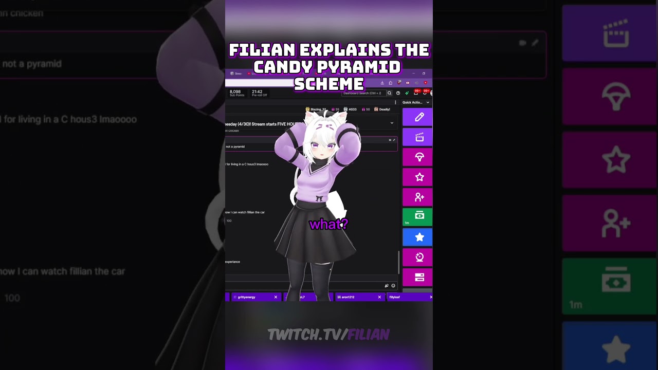 Filian Talks About The Candy Pyramid Scheme!!!