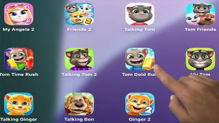 My Angela 2 , Friends 2 , Talking Tom , Tom Friends , Tom Time Rush , Game.Play IPAD PRO M4 screenshot 4