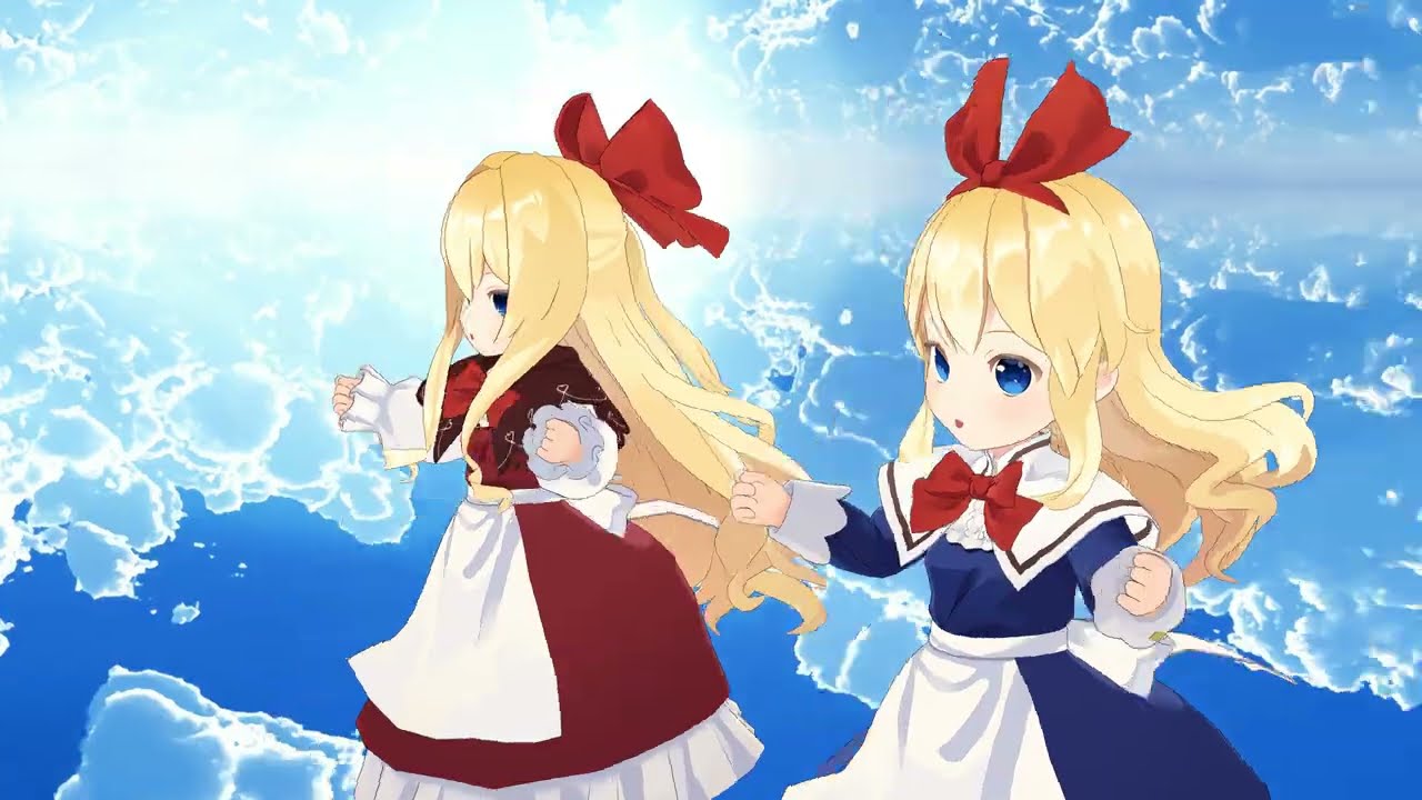 MMD】上海人形と蓬莱人形でHand in Handを踊らせてみた【東方】 - YouTube