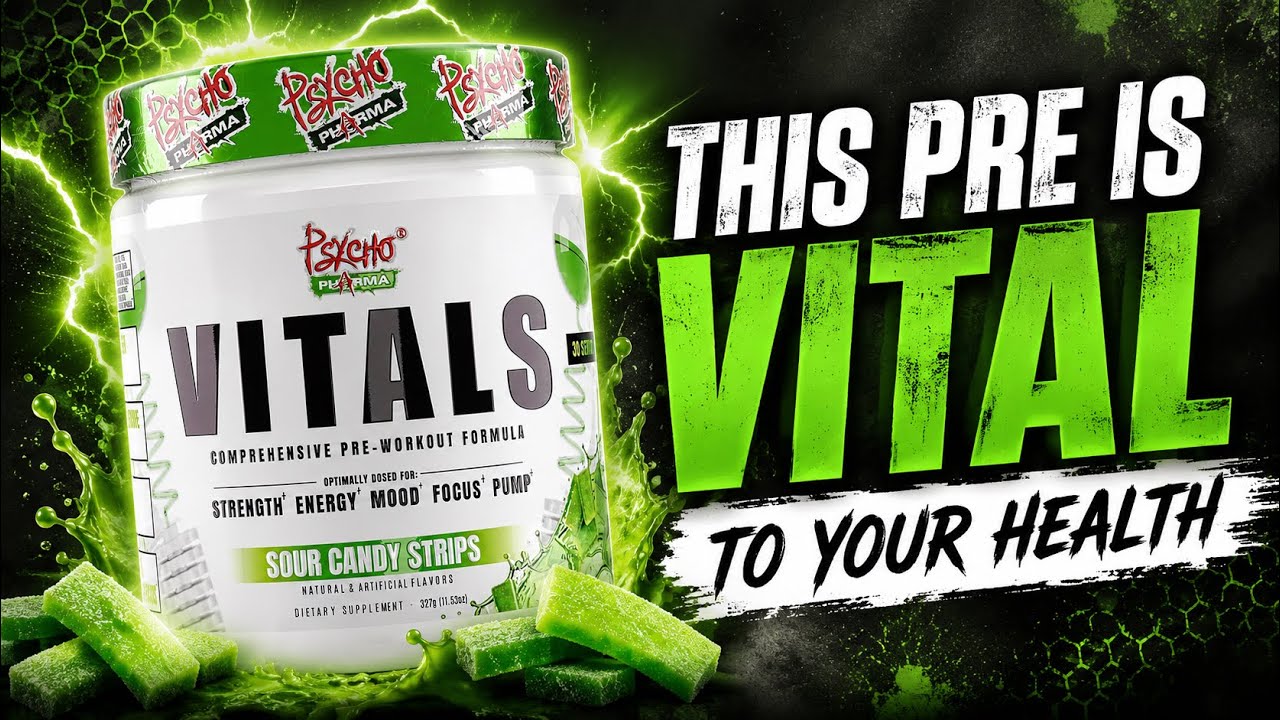Psycho Pharma - Vitals (Pre Workout) a daily worth having!! - YouTube