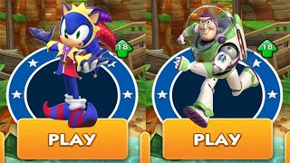 The Toy Story - Buzz Light year Run vs Jester Sonic vs All Bosses Zazz Eggman - Sonic Dash screenshot 1