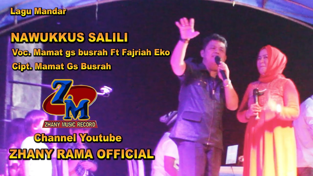 LIVE...!!! Pasangan Duet Lagu Mandar NAWUKKUS SALILI _ MAMAT GS BUSRAH \u0026 FAJRIAH EKO