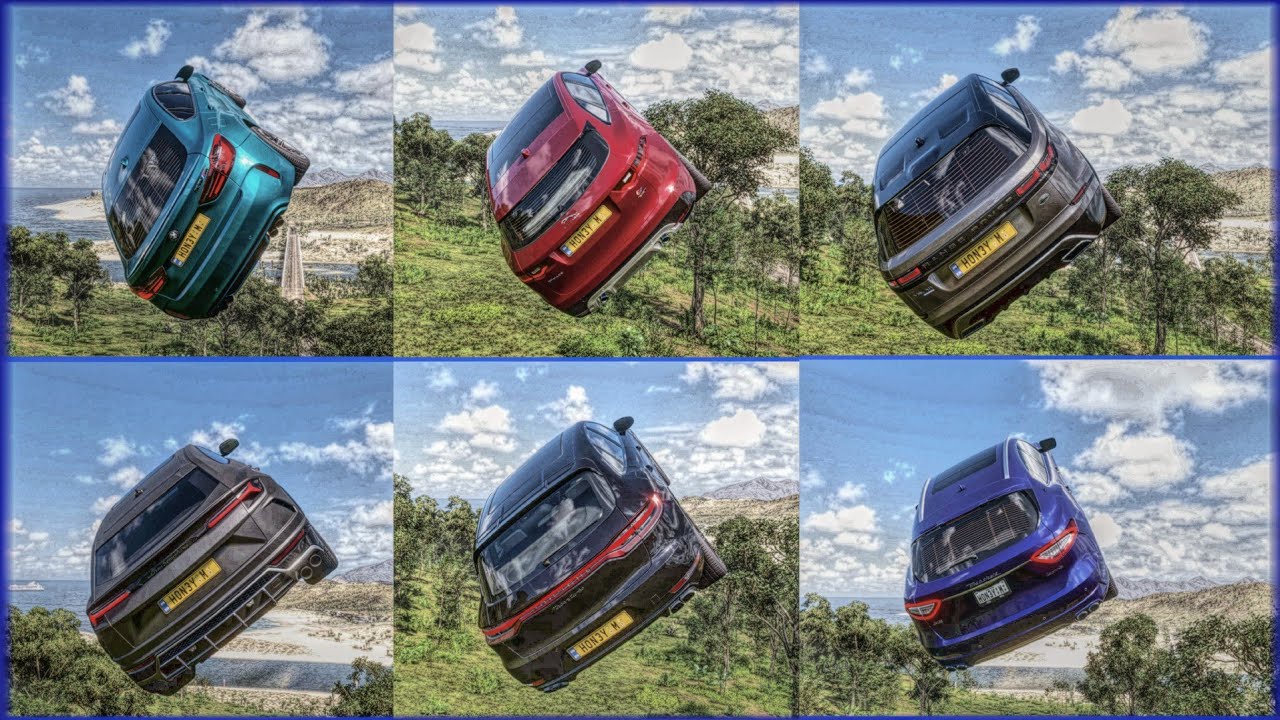 Extreme SUV Barrel Roll Stunts in Forza Horizon 5 YouTube