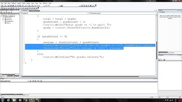 C# Programming 9 - Sentinel controlled repetition