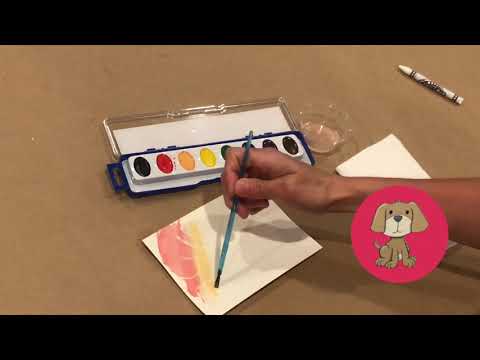 Watercolor Resist Art