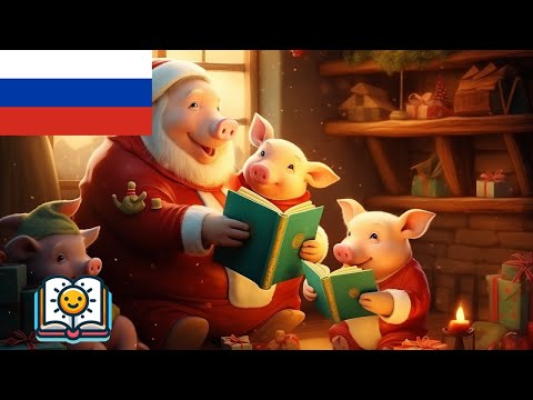 Зимнее приключение трёх поросят - Рождественская сказка для детей от TinySchool