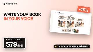 AIWriteBook Lifetime Deal: Write Your Book With AI in Your Voice | $79