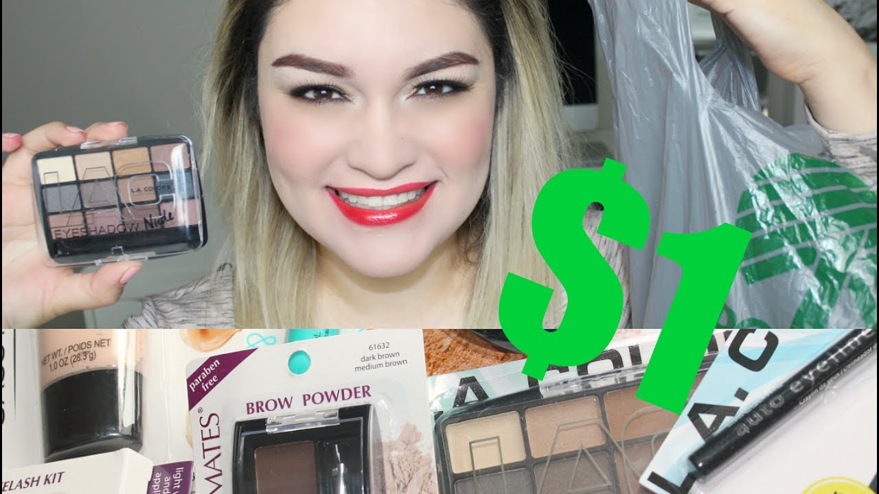 DOLLAR TREE MAKEUP CHALLENGE YouTube