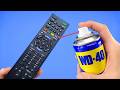 Once You Know This Secret, Use WD-40 — You Will Not Pay For The TV Remote 😱