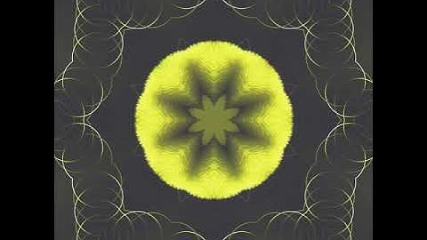 Kaleida (Yellow) | Looping Background | After Effects